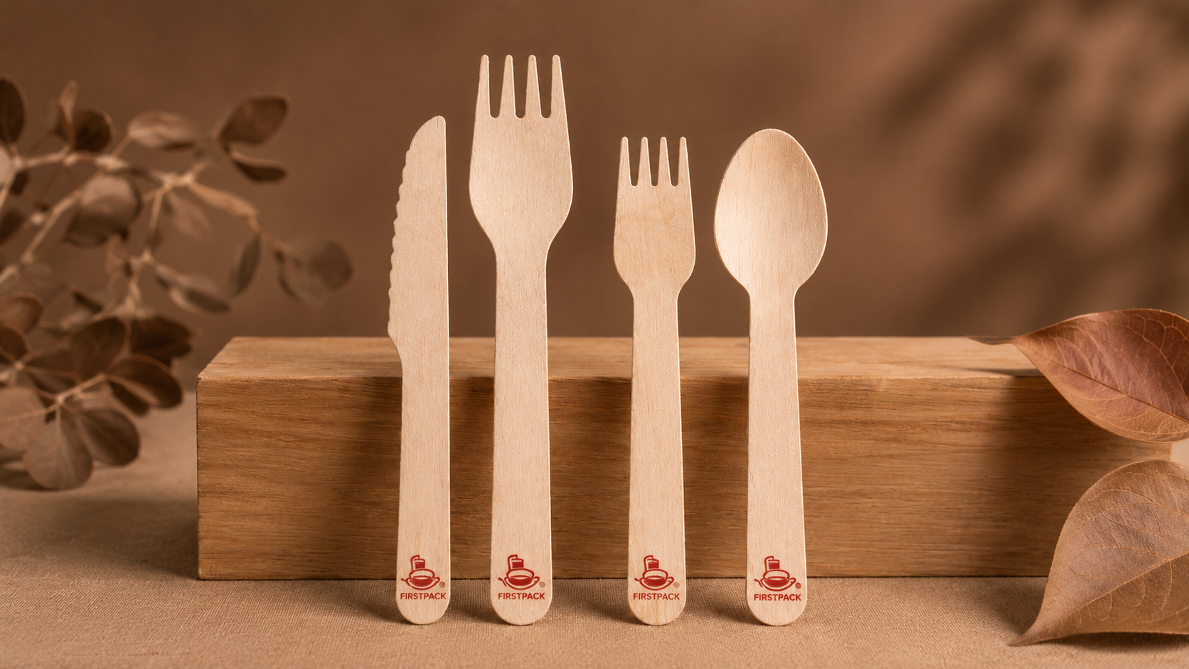 Couverts en bois personnalisés